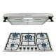thumbnail image 1 of Combo Supra campana de pared y parrilla de 5 quemadores en acero SUPRA Combo Pizzo, 1 of 5