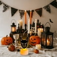 thumbnail image 4 of Electronic Candle Lights Festival LED Halloween Wind Lights Decorative Injection Durable Metal Material Pumpkin Shape for Indoor Outdoor Party Desktop, 4 of 4