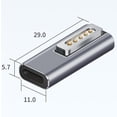 thumbnail image 3 of Adaptador magnético USB PD tipo C para convertidor de carga rápida Apple MacBook Pro, 3 of 3