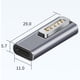 thumbnail image 5 of WDOplteas Adaptador Magnético USB PD Tipo C 10 Piezas para Convertidor Carga Rápida MacBook Pro, 5 of 7