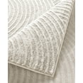 thumbnail image 4 of TOWN & COUNTRY LUXE Maya Soft Arches Neutral Indoor Area Rug with High-Low Texture, Ivory/Greige, 6'6"x9'6", 4 of 12