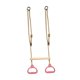 thumbnail image 5 of Juego de columpios de trapecio para niños y adultos, equipo de juegos con anillos de gimnasio Rosa, 5 of 9