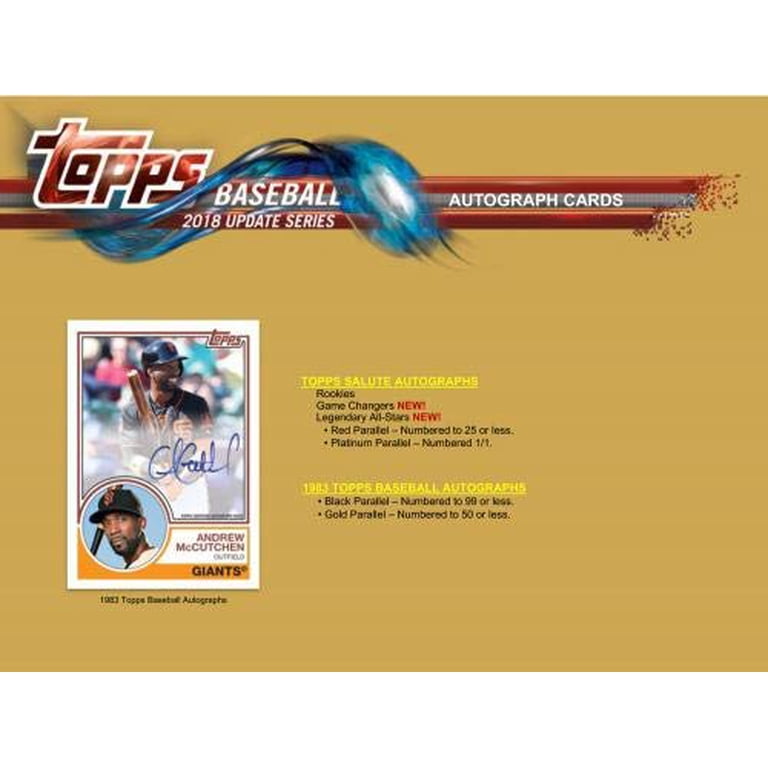 2018 Topps MLB Baseball Trading Cards Blaster Box - Exclusive