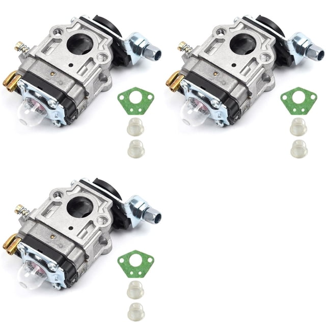 3Conjunto Kit de Carburador de 15 mm para Desbrozadora 43Cc 49Cc 52Cc Motosierra Trituradora de Motosierra