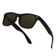 thumbnail image 1 of Gafas de sol polarizadas estilo retro clásico de los años 80 con marco cuadrado para hombre y mujer, 1 marco negro, 1 of 5