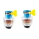 thumbnail image 2 of Filtro de agua para grifo, paquete de 2, interfaz universal con filtración de 6 etapas para un agua más limpia y de mejor sabor, diseño a prueba de salpicaduras y ahorrador de agua para, 2 of 4