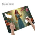 thumbnail image 2 of 500 Piece Jigsaw Puzzle For Adults Redhead Woman In Flowery Forest Enchanting Floral Fantasy Beautiful Woman 500 Piece Adult Puzzle Challenging & Relaxing Jigsaw Puzzle Great Gift Idea 20.5X15In, 2 of 4