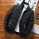 thumbnail image 3 of Chaqueta Bomber informal para hombre, ropa de moda gruesa, ropa de calle acolchada de algodón, chaquetas de motocicleta, Otoño e Invierno, 3 of 5