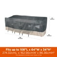 Modern Leisure Renaissance Ultralite Rect/Oval Patio Table & Chair Set ...