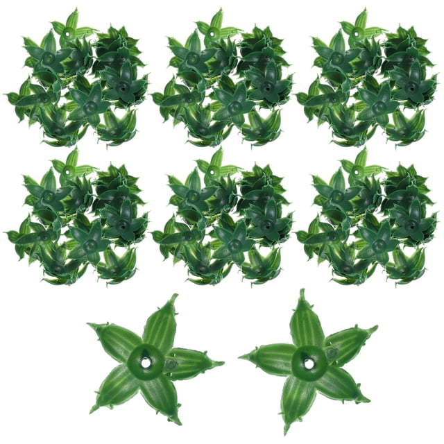 Uxcell Flores Artificiales Cáliz Hojas Falsas Sépalos Hojas de Verdor a Granel para Ramos de Boda DIY Verde 120Paquete