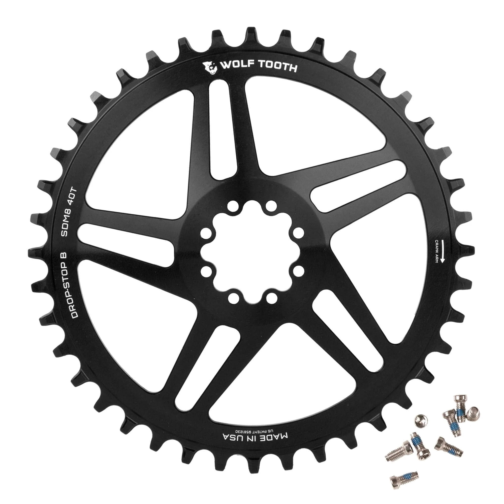 Wolf Tooth Chainring 34t SRAM Direct Mount 12-Spd Hyperglide+