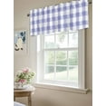 thumbnail image 6 of Valances for Windows Rustic Country Rod Pocket Cafe Window Treatments Valance Curtains for Kitchen Bathroom Laundry Basement Windows 42"x18", 6 of 9