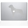 thumbnail image 1 of The Decal Guru I Love My Rottweiler Decal Vinyl Sticker, 15" MacBook Pro (2016 & Newer Models), Silver (1484-MAC-15X-S), 1 of 1