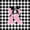 Pink Black R, variant on Catabedysis Bowtie ABC Print A Bedding,Personalized Monogrammed Gifts Duvet Cover Full For Girls,Black Reversible,3 Pieces,1 Duvet Cover and 2 Pillowcases