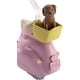 thumbnail image 4 of Patinete de juguete Barbie con accesorio para cachorro y casco, rosa y amarillo, 4 of 6