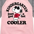 thumbnail image 3 of Peanuts - Kindergarten Just Got Cooler - Toddler And Youth Girls Raglan Graphic T-Shirt, 3 of 5