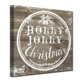 thumbnail image 2 of Ready2HangArt Christmas Holly Jolly Textual Canvas Wall Art, 2 of 4