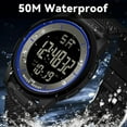 thumbnail image 4 of Watches for man Digital Watch, Ultra-Thin Sport Man Watch with Stopwatch/Alarm/Calender/Backlight/12/24 hours,Waterproof Wristwatch Gift for Man, 4 of 10
