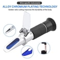 thumbnail image 7 of 3-in-1 Grape Wine Refractometer 0-25% Alcohol 0-40% Brix 0-25°Baume' Tester Concentration Meter with ATC for Brewing Winemaking - CARTON BOX, 7 of 7