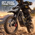 thumbnail image 5 of AMYET EDB002 Electric Dirt Bike for Adults & Teens, 4000W Peak Motor, 45 MPH, 230 N·m, 48V 23Ah, 45-Mile, 14"/12" Off-Road Tires, Hydraulic Brakes, UL 2272, 5 of 11