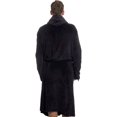thumbnail image 3 of Mens Hooded Robe - Plush Shawl Kimono Bathrobe, 3 of 4