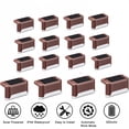 thumbnail image 1 of Solar Deck Lights 16 Pack Fence Post Solar Lights for Patio Pool Stairs Step and Pathway, Weatherproof LED Deck Lights Solar Powe, 1 of 9