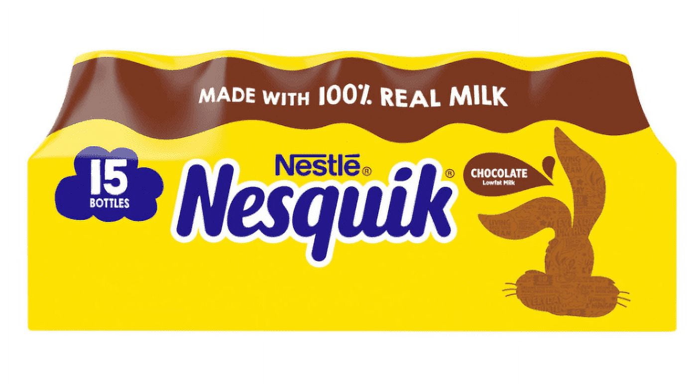 New Pack NESQUIK Chocolate Milk Beverage (8 fl oz. bottle, 15 ct.)