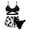 Black, variant on Girl Swimsuit 3 Piece Bathing Suit with Shorts Cute Summer Swimwear Teen Girl Bikini for Teenagers 12-13