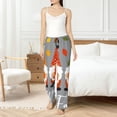 thumbnail image 4 of Sigee Hello Fall Gnomes print Women's Soft Pajama Pants Lounge Sleep Bottoms with Elastic Waistband and Pockets-Small, 4 of 6