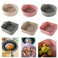 thumbnail image 3 of Fridja Thickened High Temperature Silicone Barbecue Plate Air Fryer Silicone Pot, 3 of 4