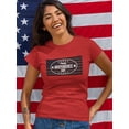 thumbnail image 2 of Independence Day Flag Shaped T-Shirt Women -Image by Shutterstock, Female Medium, 2 of 4