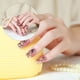 thumbnail image 5 of PTOOTP 24 uñas postizas DIY de cobertura completa, creativas, extraíbles, para mujeres y niñas (marrón rojizo), 5 of 7