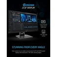thumbnail image 3 of HP 23.8-inch FHD IPS Monitor with Tilt/Height Adjustment and Built-in Speakers (VH240a, Black), 3 of 6