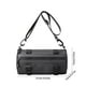 thumbnail image 3 of Bolso Bandolera Cilíndrico Impermeable para Hombre | Bolso de Pecho de Gran Capacidad con Múltiples Bolsillos | Bolso de Hombro Ligero de Viaje En Gris | Negro | Verde Militar | Azul Oscuro, 3 of 6