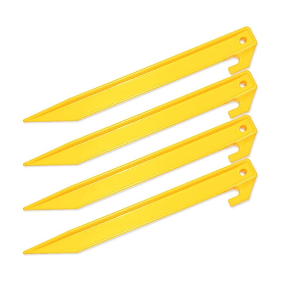 Paquete de 30 estacas para tiendas de campaña Hikemax, plástico de 23 cm, resistentes