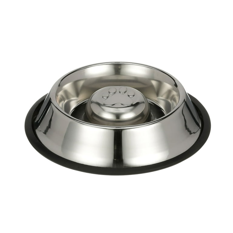 Stainless steel slow feeder cheap bowl