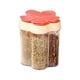thumbnail image 2 of 5 in 1 Spice Container Salt and Pepper Shaker Transparent Seasoning Shaker Can Filter lumps Spice Jars for Home Restaurant Kitchen Cooking Steak BBQ, 2 of 6