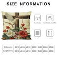 thumbnail image 5 of Nawypu  Merry Christmas Nativity Religious Decorative Throw Pillow Cover Cross Poinsettia Angel Dove Christian Cushion Case Decor, Xmas Snowflake Pillowcase Decorations for Sofa Couch, 5 of 5