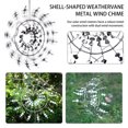 thumbnail image 1 of Molino de viento de metal Shell Wind Spinner Art Wind Chimes para patiocésped y jardín Wdftyju Para estrenar, 1 of 9