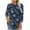 #089-Navy, variant on Neewe Womens 3/4 Sleeve Shirts V-Neck Tops Business Casual Blouses Tee Trendy 2025 Fall Fashion Outfits Clothes
