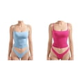 thumbnail image 1 of (2-Pack) Rinsvye Deep V Neck Sleeveless Bodycon Basic Top Women Style, 1 of 9