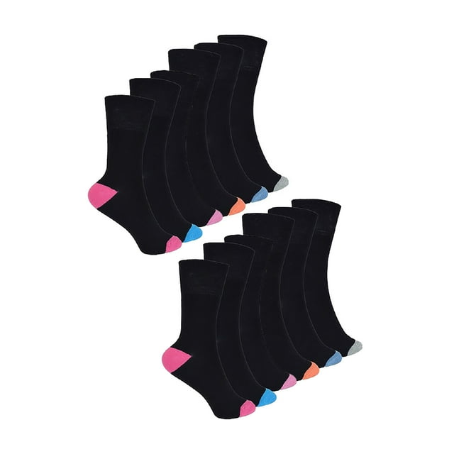 Sock Snob - 12 Pairs Womens Bamboo Trainer Socks | Low Cut Cushioned Ankle Socks