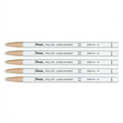 Peel-Off China Marker 164T White, 5 Markers Per Order (02060)