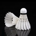 thumbnail image 2 of Badminton Goose Feather- Flying Stability Shuttlecock Ball,12Pcs, 2 of 4