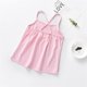thumbnail image 4 of Gibobby Tirantes Para&nbsp;Camisa Camiseta sin mangas de verano para niñas, ropa interior de mezcla de algodón para niños, camisola para niñas, camiseta interior para niños （Rosa， 6-12 Meses), 4 of 5