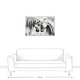 thumbnail image 3 of Creative Products Nuzzling Horses 36 x 24 Canvas Wall Art, 3 of 5