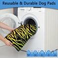 thumbnail image 5 of 35"x41" Washable Pee Pads for Dogs, Geometric Pattern Reusable Potty Pad, Non-Slip and Leak-Proof Liner for Dog Crates.(Texture/leopard /Geometry, 24" x35" ), 5 of 8
