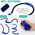 thumbnail image 6 of EASTIN Rechargeable 4 LED Neck Reading Light,Book Lights for Reading in Bed,3 Brightness Levels, 2 Soft Silicone Arms Comfortable Wear,Long Lasting.Perfect for Bookworms,Craft & Knitting, 6 of 8