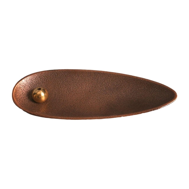 Soporte para incienso Macarena de aleación pequeño para dormitorio oficina hogar bronce