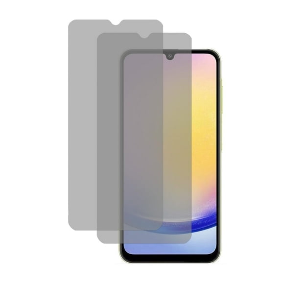 2Pack Screen Protector Compatible with Samsung Galaxy A25 A256 A256U 6.5" Privacy Tempered Glass Anti Spy Protective Protector Clear LEEKUANGSU